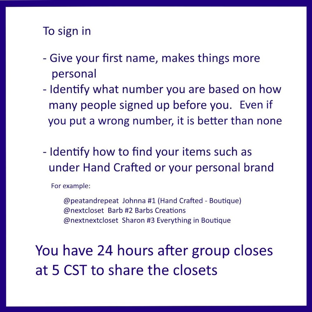 Monday 11-24-2025 Hand Crafted Handmade Share Group Part One - Sign In - Picture 5 of 14